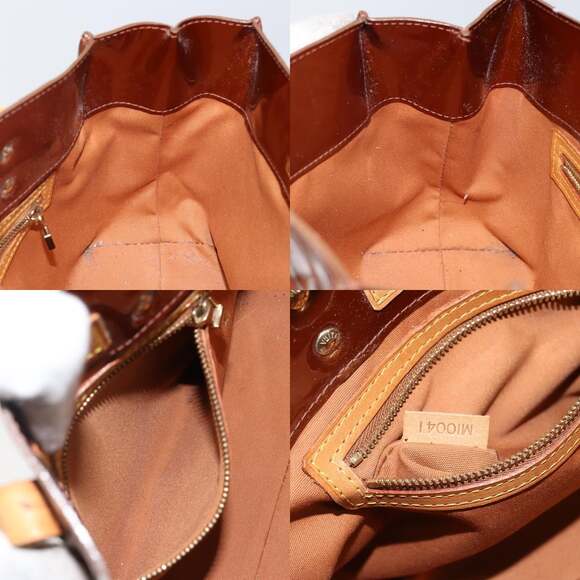 LOUIS VUITTON Monogram Vernis Reade PM Hand Bag Bronze M91146 - Picture 12 of 12
